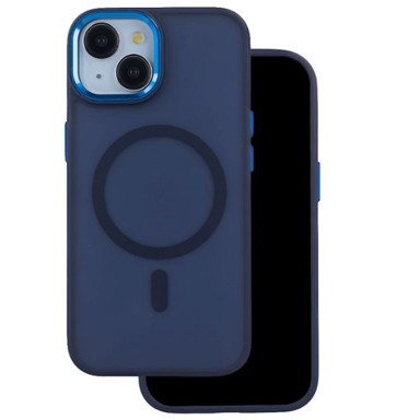TELFORCEONE Maskica za iPhone 15 Pro 6.1", Frozen Mag, tamnoplava